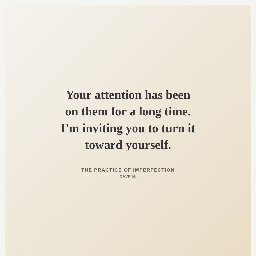 Your Attention Has Been On Them Long Enough