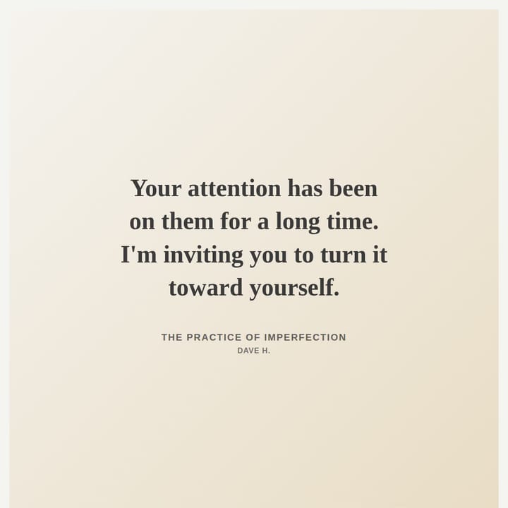 Your Attention Has Been On Them Long Enough